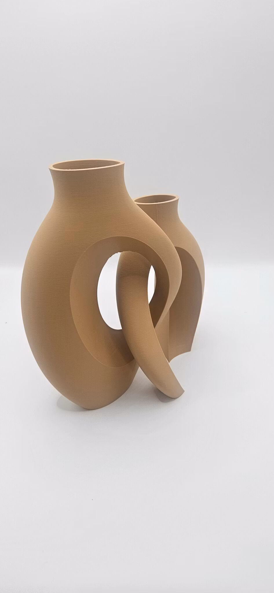 Dubbelvas – modern skulptural design (18 cm)