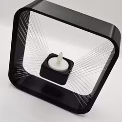 Svävande ljushållare – Endast för LED-ljus (16 cm)