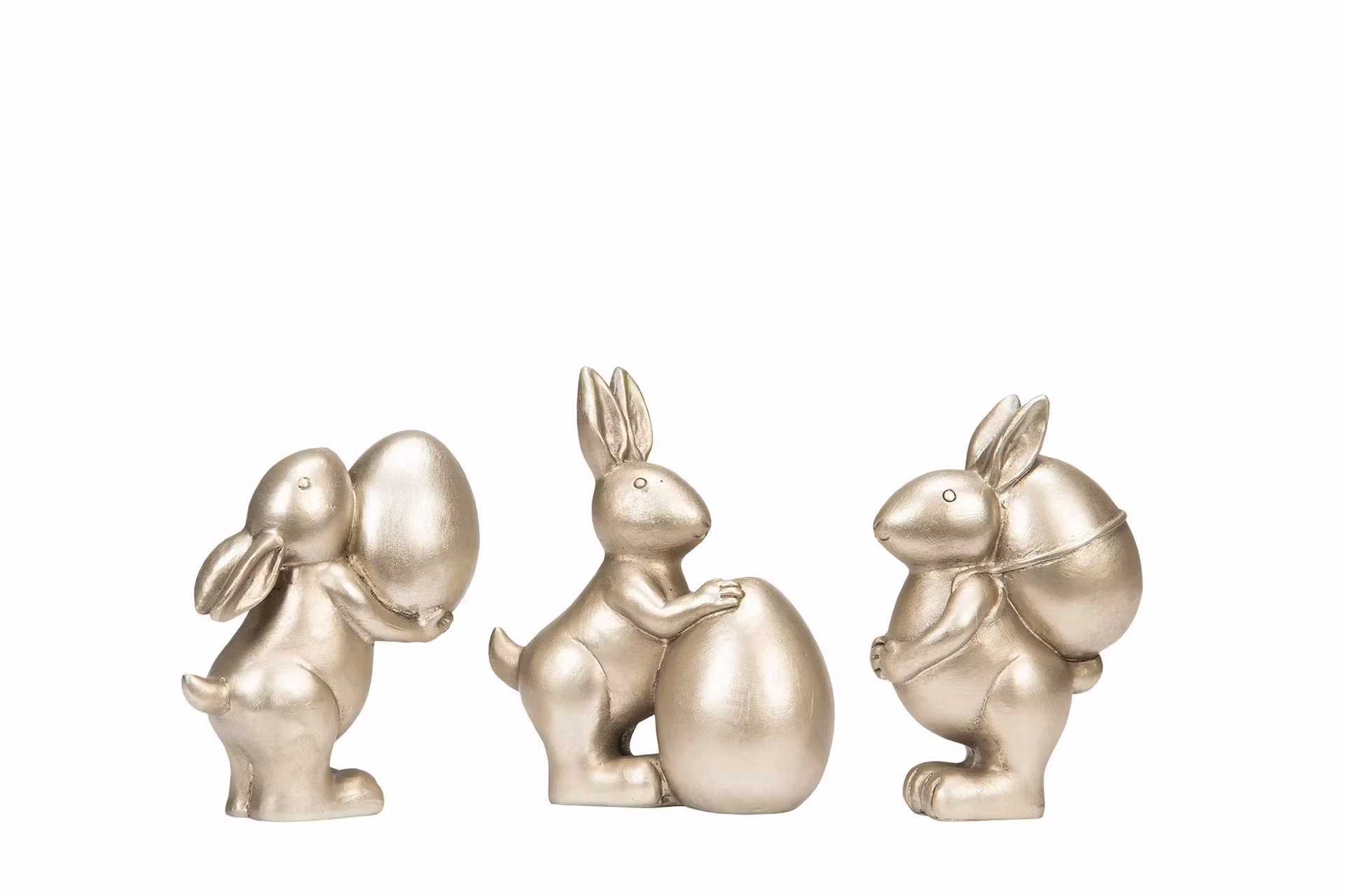 Kanin med ägg på backen Champagne