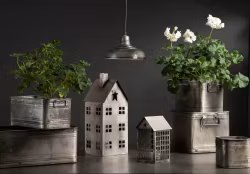 Kruka Kvadrat Cloudy/Rusty S