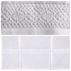 Hissgardin vit 100 cm