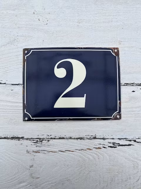 Nummerskylt 2