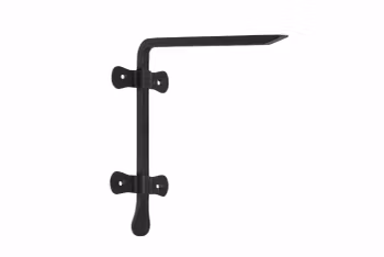 Konsol i svart metall