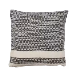 Kuddfodral Elfenben/svart