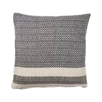 Kuddfodral Elfenben/svart