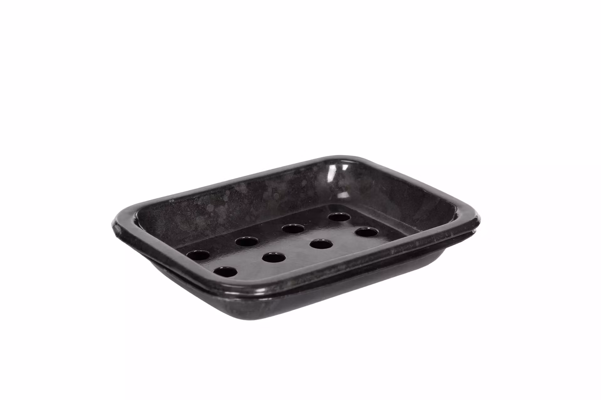 Tvålkopp tvådelad metall, grey onyx