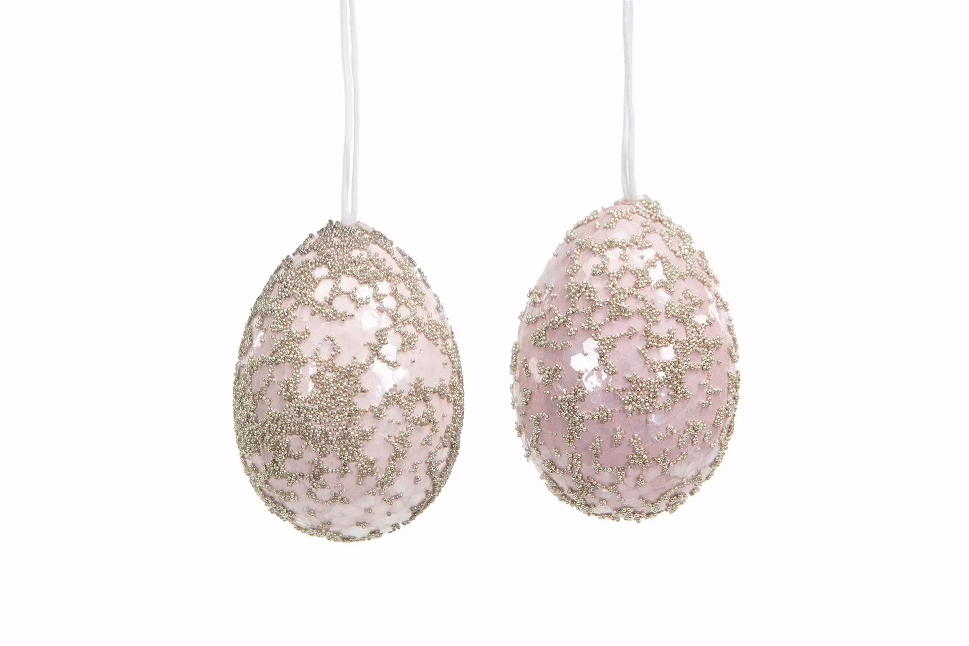 Hängande ägg rosa mix