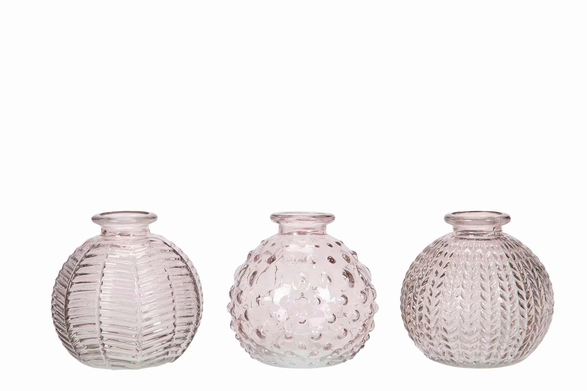 Vas Trio Mix Rosa glas