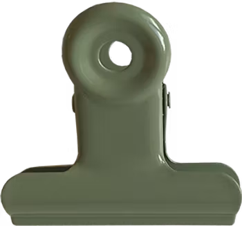 Klämma för posters Grön