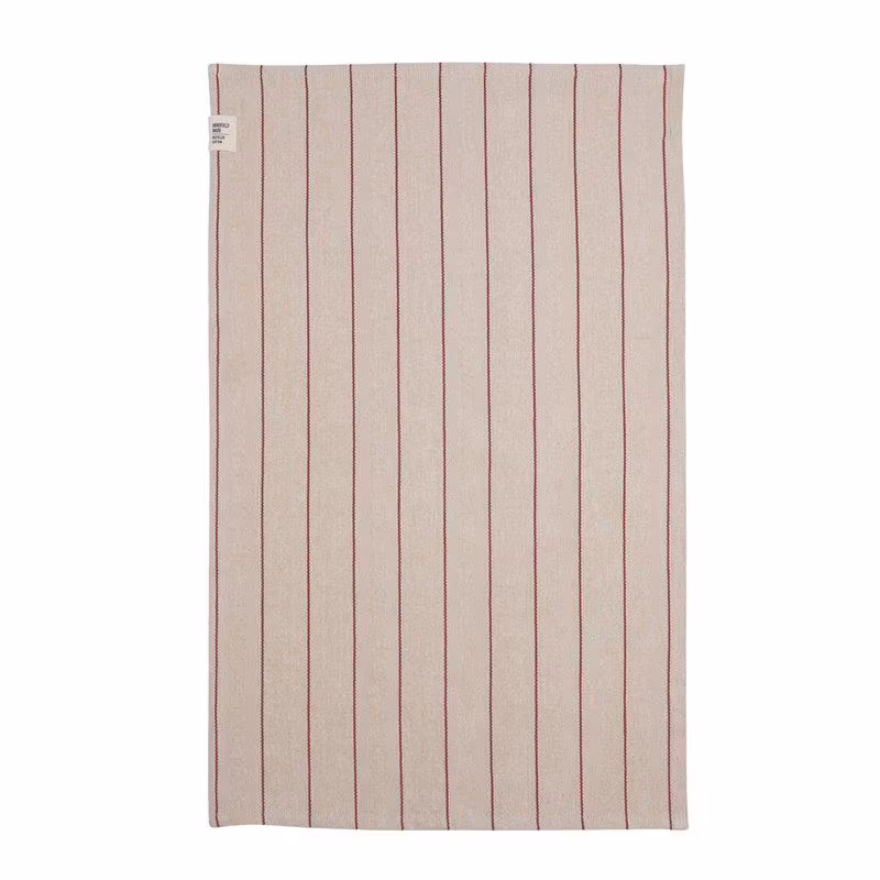 Kökshandduk Lin/Röd