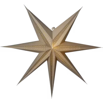 Adventsstjärna beige