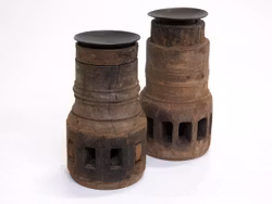 Pilu ljusstake av gammalt hjulnav - M