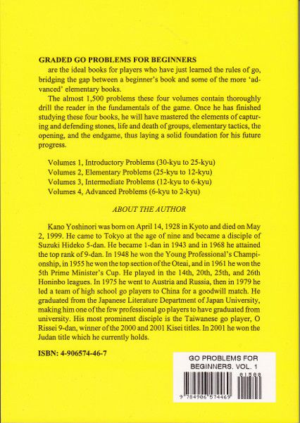 Graded Go Problems for Beginners, Volume 1
