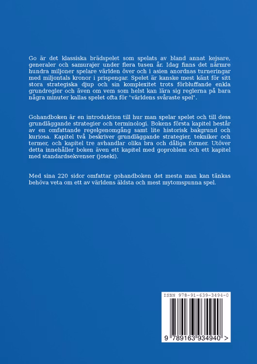 Lär dig spela Go med Gohandboken - den svenska boken om Go
