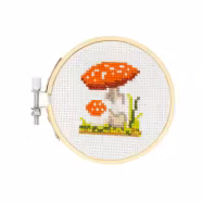 Mini Korsstygn Kit Med Svampmotiv Odla Champinjoner Hemma Med Svampl dan Mini Korsstygn Kit Med Svampmotiv Odla Champinjoner Hemma Med Svampl dan