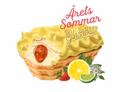 Årets SommarGlassbåt 2025 - Citrus, Jordgubb och Fläder- 18- Pack