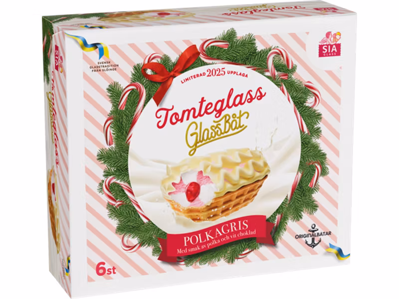 Tomteglass 2025 - Polkagris