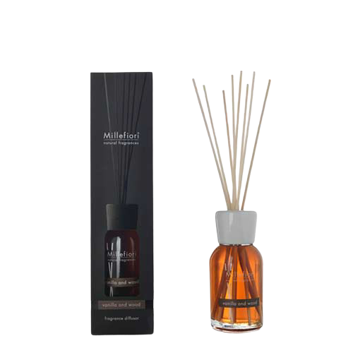 Doftpinnar / diffuser 100 ml Vanilla & Wood - Millefiori Milano