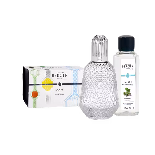 Doftlampa Matali Transparent inkl 250 ml doft Eternal Sap, giftset