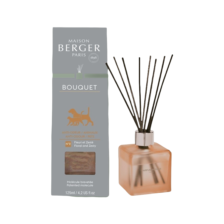 Doftpinnar - Diffuser, Bouquet, Anti odour, Pets, Floral and Zesty - Nr 2.