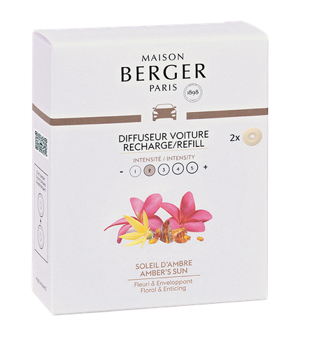 Refill bildoft - Amber sun  - Maison Berger