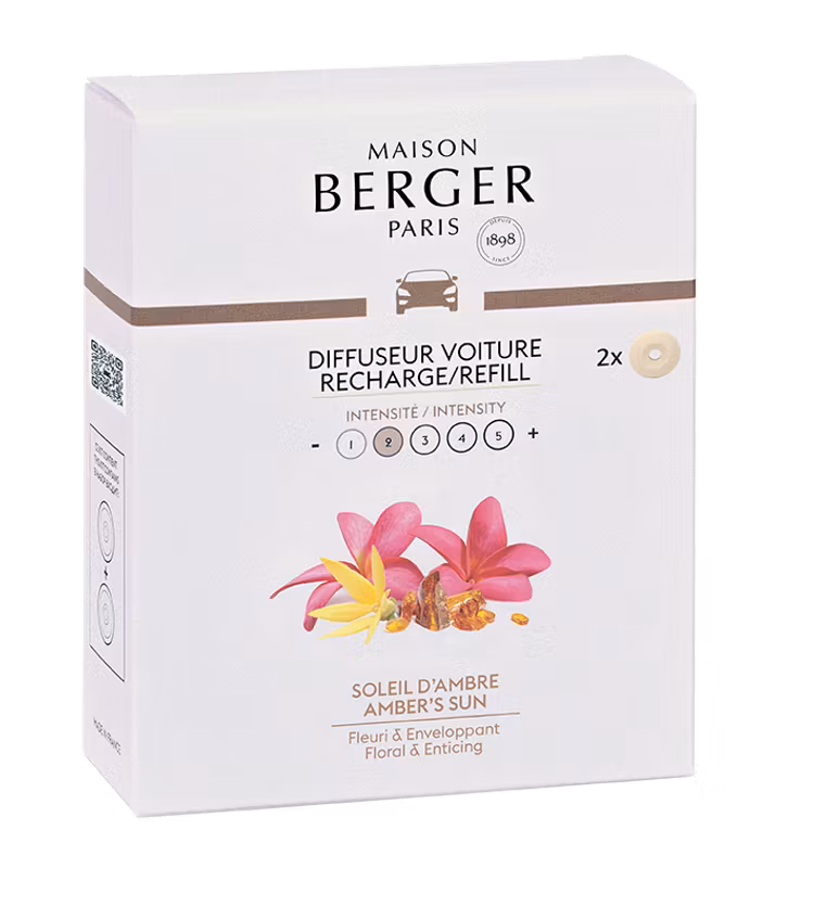 Refill bildoft - Amber sun  - Maison Berger