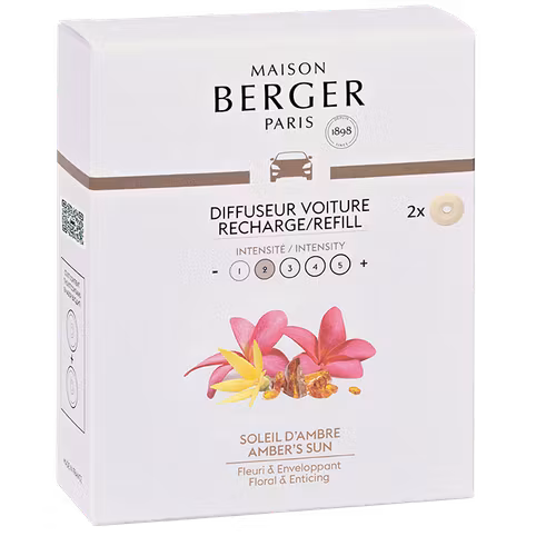 Refill bildoft - Amber sun - Maison Berger