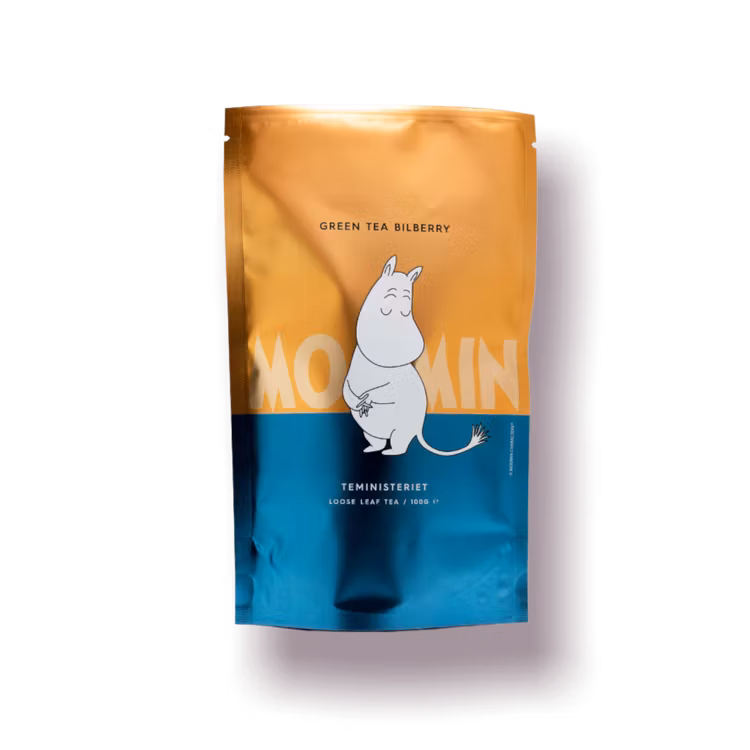 Mumin Te - Green Tea Bilberry - Refill 100g