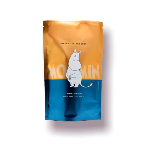 Mumin Te - Green Tea Bilberry - Refill 100g
