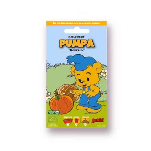 Bamsefrön - Halloweenpumpa - Hokkaido Orange
