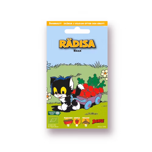 Bamsefrön - Rädisa - Raxa