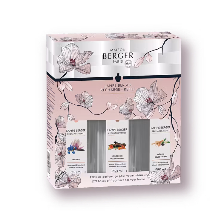 Maison Berger - Trio pack Bolero - Refill doftlampa