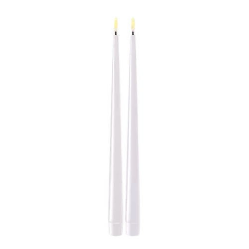 Herrgårdsljus LED Med Lack - 2 pack - 28 cm - Flera färger