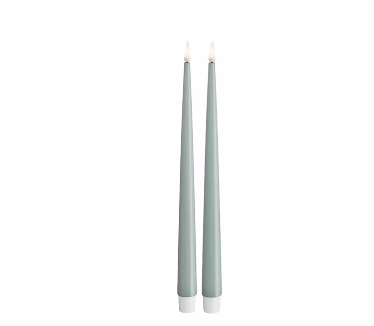 Herrgårdsljus LED Med Lack - 2 pack - 28 cm - Flera färger