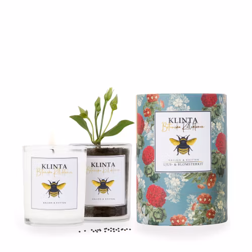 Doftljus - Hallon & Kvitton - Klinta - Botaniska Kollektionen