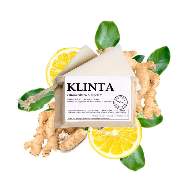 Tvål - Citronverbena & Ingefära- Klinta