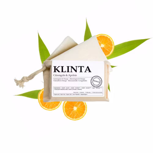 Tvål - Citrongräs & Apelsin - Klinta