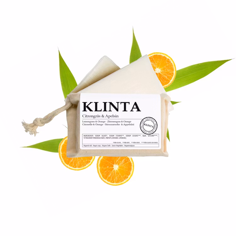 Tvål - Citrongräs & Apelsin - Klinta