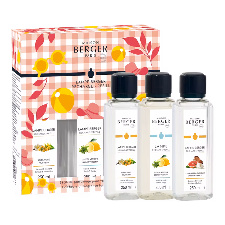Maison Berger - Trio pack Estivale - Refill doftlampa
