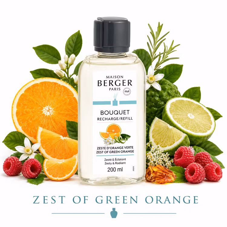 Maison Berger - Zest of Green Orange - Refill doftpinnar