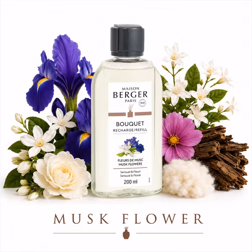 Maison Berger - Musk Flowers - Refill doftpinnar