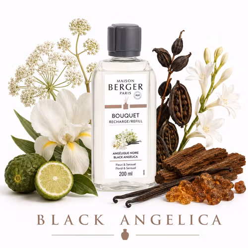 Maison Berger - Black Angelica - Refill doftpinnar