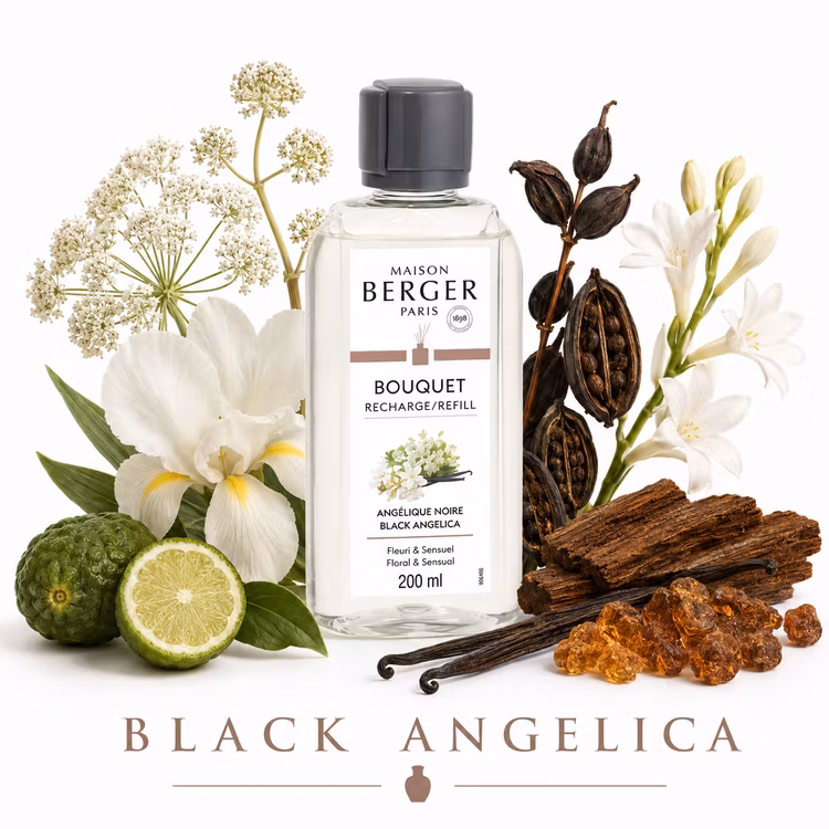 Maison Berger - Black Angelica - Refill doftpinnar