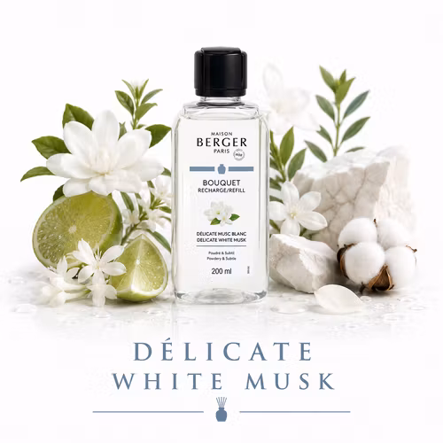Maison Berger - Delicate White Musk - Refill doftpinnar