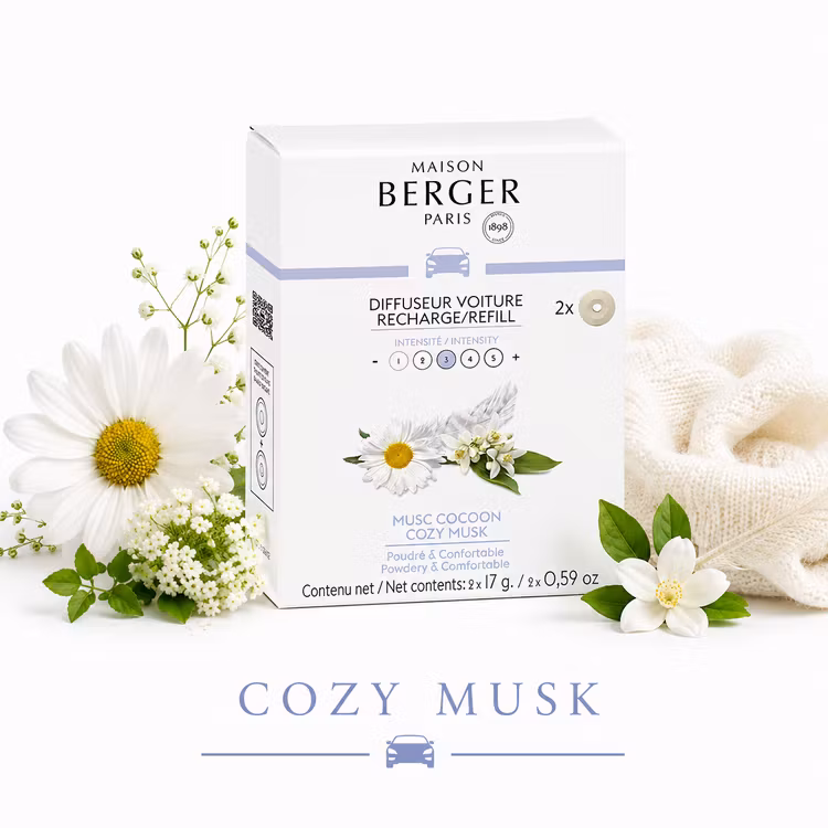 Refill bildoft - Cozy Musk - Maison Berger