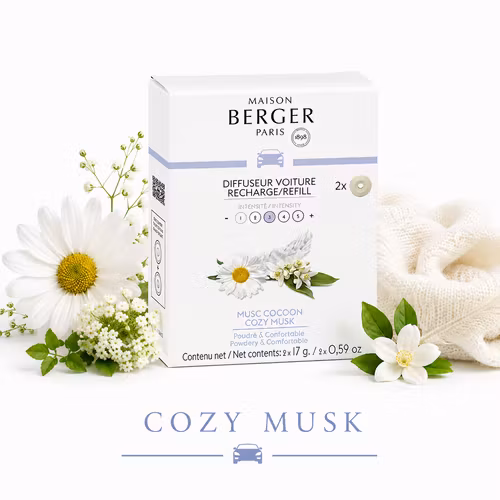 Refill bildoft - Cozy Musk - Maison Berger