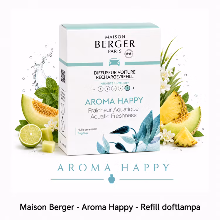 Refill bildoft - Aroma Happy - Maison Berger