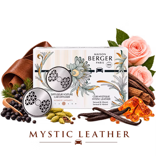 Maison Berger - Mystic Leather - Komplett Bildoft - Ställbar