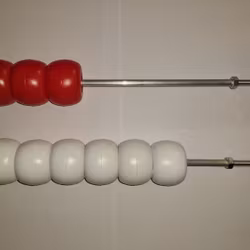 Domarkulor med kort ram, komplett för 1 bana