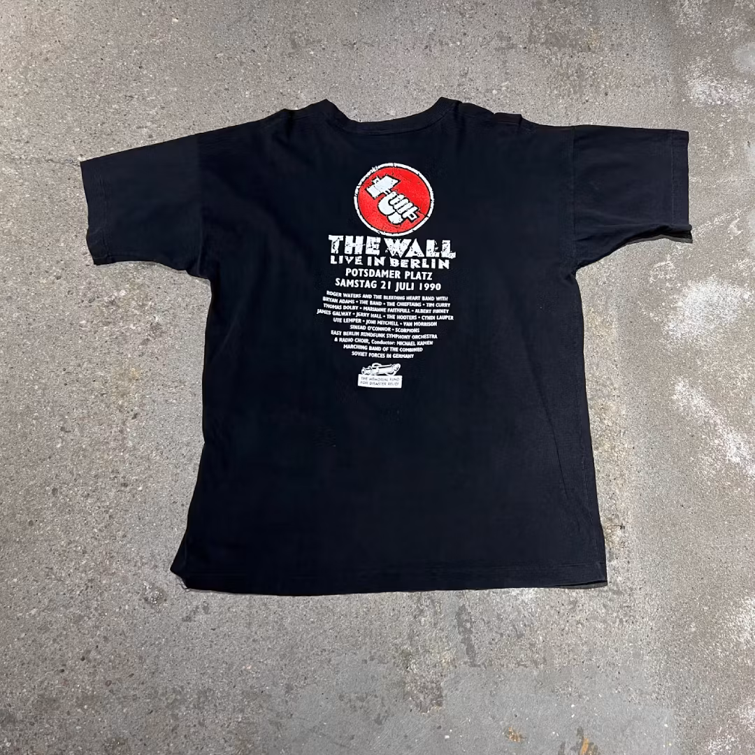 The Wall live in Berlin 1990 - Vintage T-shirt